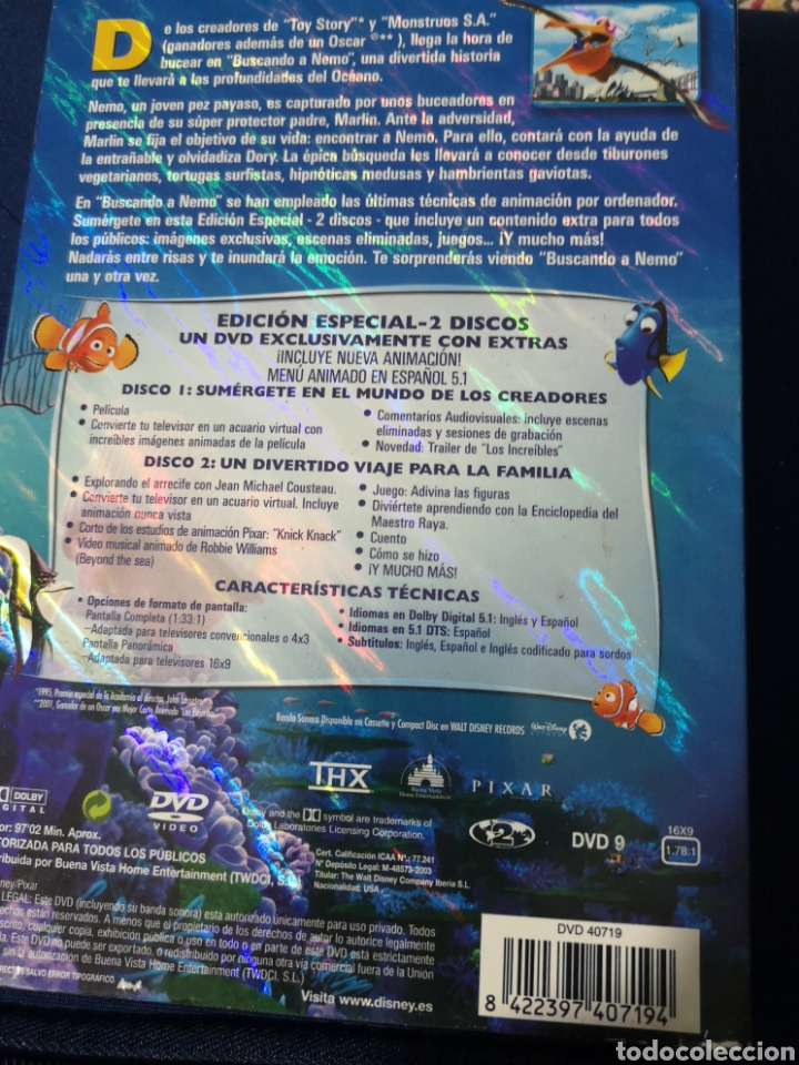 Cine: Buscando a Nemo disney Edicion dos discos - Foto 2