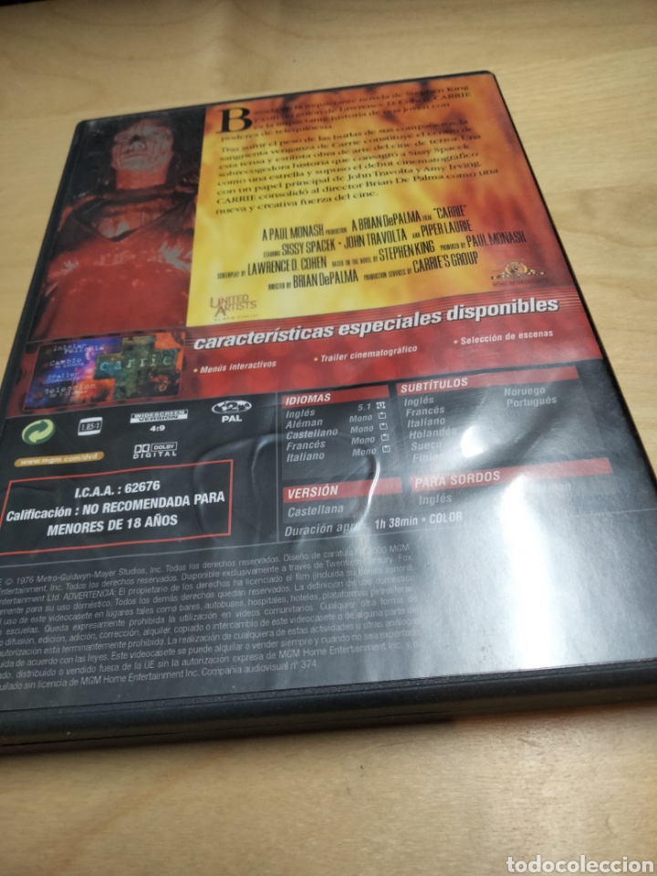 Cine: Carrie dvd -------140 - Foto 2