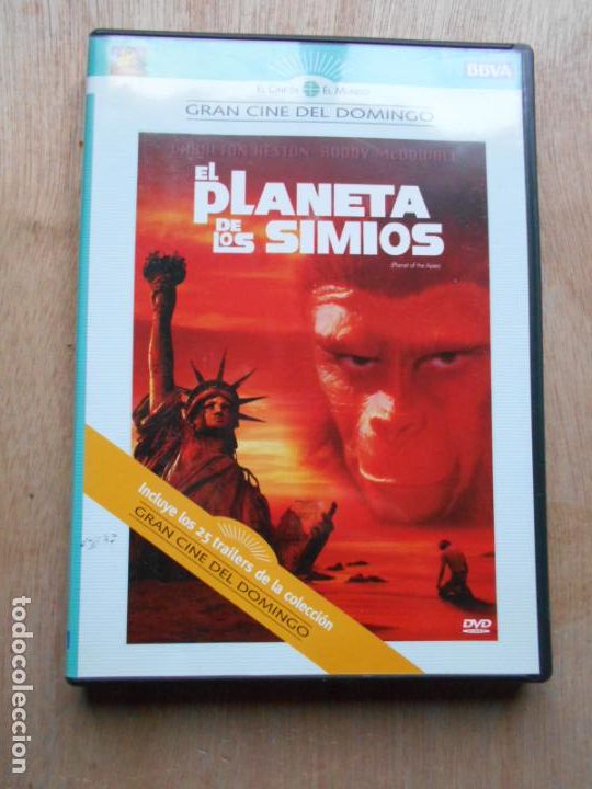 Cine: DVD CINE EL PLANETA DE LOS SIMIOS - Foto 1