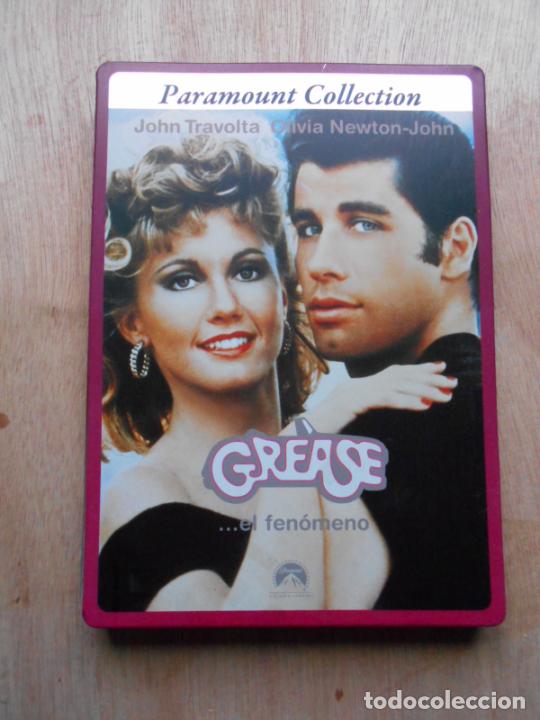 Cin&eacute;ma: DVD CINE PARAMOUNT COLLECTION GREASE EL FENOMENO EN LATA