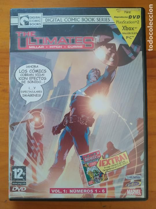 Cinema: DVD THE ULTIMATES VOL.1 NUMEROS 1 - 6 - DIGITAL COMIC BOOK SERIES - 2 DISCOS (014)