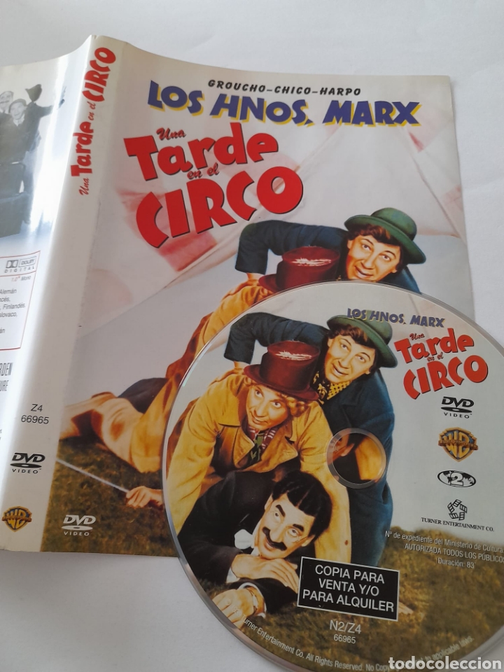 Cinema: Dvd Una tarde en el circo pelicula