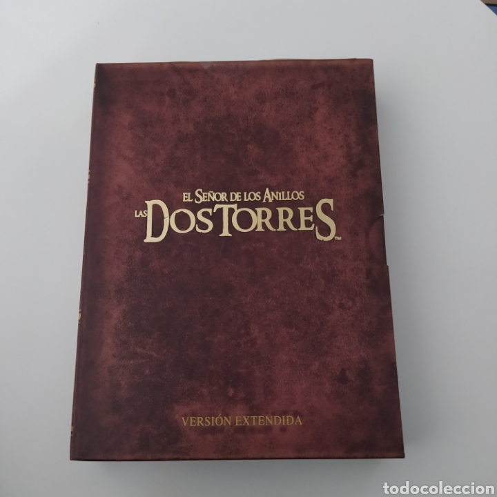 Cine: El Se&ntilde;or de los Anillos Las Dos Torres 4 Discos + librito de bocetos