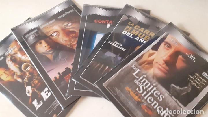 Cinema: PACK 5 dvds **LEVITY, FUEGO CRUZADO, CONTAMINATED MAN, + 2 M&Aacute;S ** NUEVAS Y PRECINTADAS !!!!!!!!!!!!!