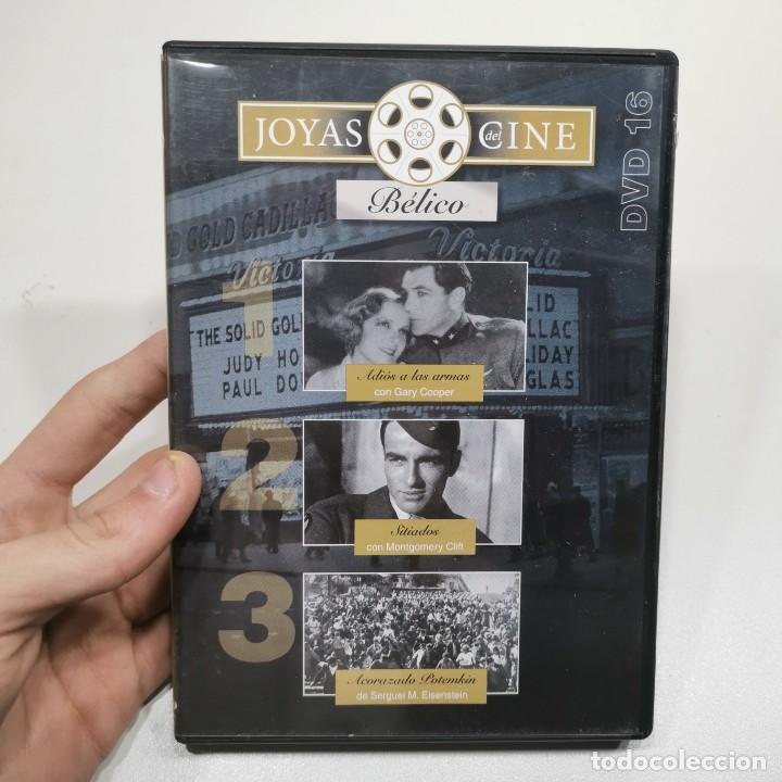 Cinema: LAS JOYA DEL CINE B&Eacute;LICO - ADI&Oacute;S A LAS ARMAS, SITIADOS, ACORAZADO POTEMKIN - DVD / 206