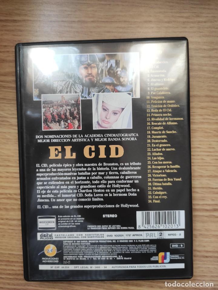 Cine: El Cid Dvd - Foto 2