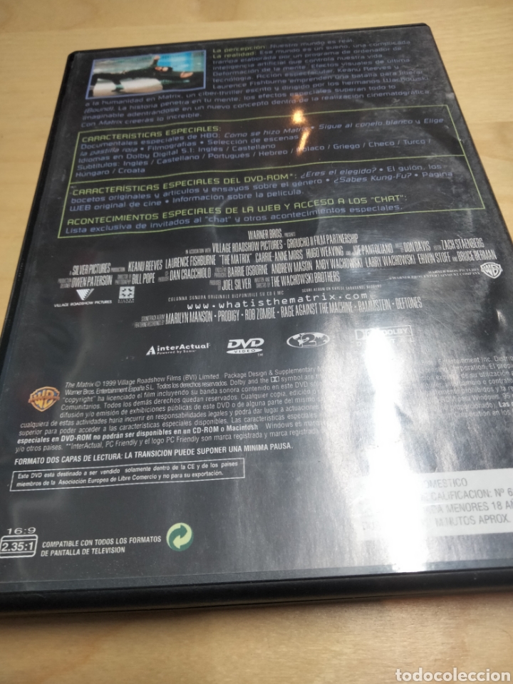 Cine: Pel&iacute;cula Matrix dvd -177 - Foto 2