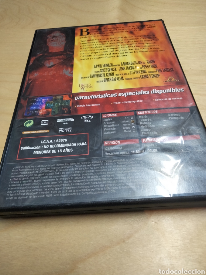 Cine: Carrie dvd -------154 - Foto 2