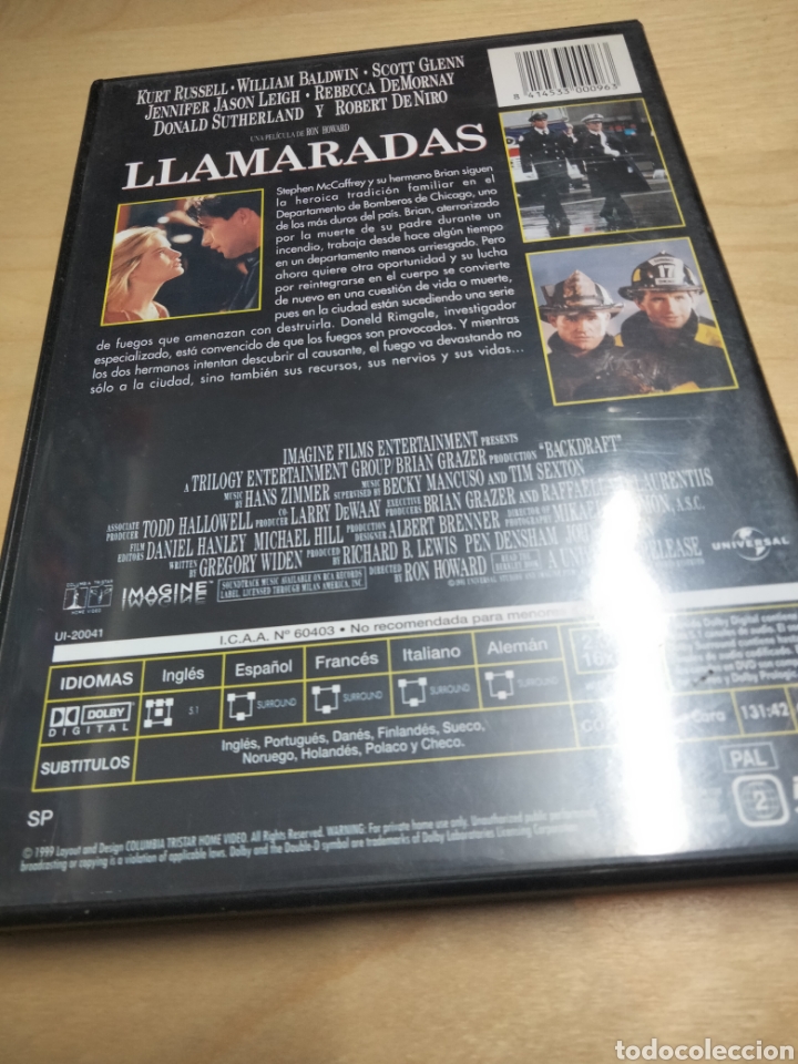 Cine: Llamaradas dvd ----129 - Foto 2