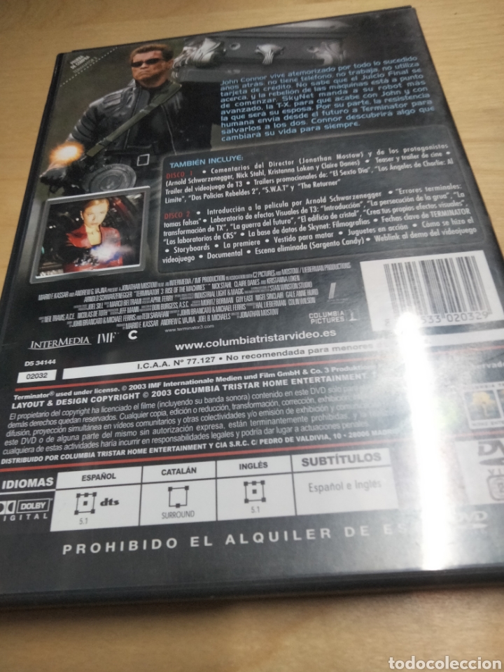 Cine: Terminator 3 dvd - 159 - Foto 2