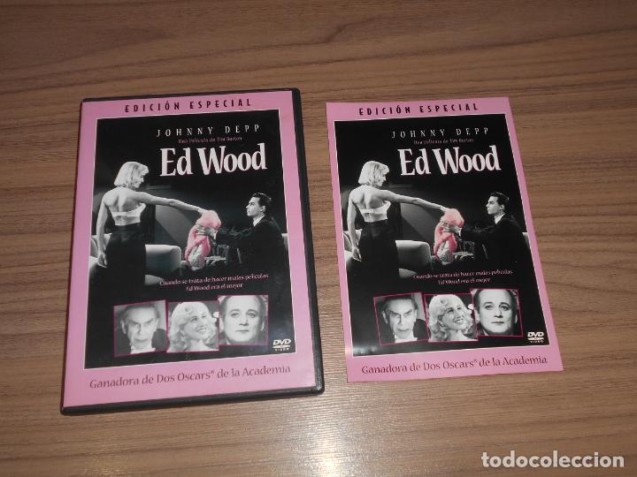 Cine: ED WOOD Edicion Especial DVD de TIM BURTON Johnny Depp COMO NUEVA