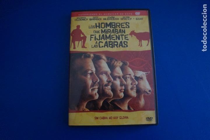 Cin&eacute;ma: PELICULA DVD DE LOS HOMBRES QUE MIRABAN FIJAMENTE A LAS CABRAS A&Ntilde;O 2010