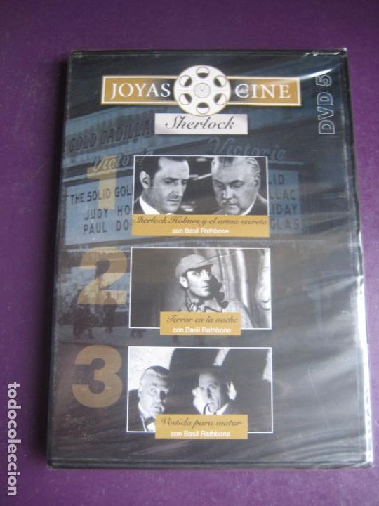 Cinema: SHERLOCK HOLMES Y EL ARMA SECRETA - TERROR EN LA NOCHE - VESTIDA PARA MATAR - DVD PRECINTADO