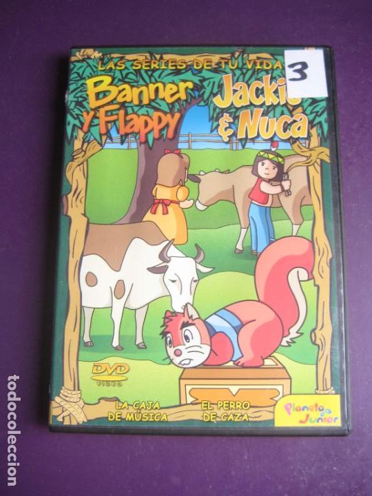 Kino: BANNER Y FLAPPY + JACKIE Y NUCA VOL 19 - DVD CON POCO USO - ANIMACION TVE 80'S