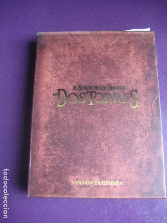 Cine: EL SE&Ntilde;OR DE LOS ANILLOS - LAS DOS TORRES - VERSION EXTENDIDA - 4 DVD+ LIBRETO - LEVE USO