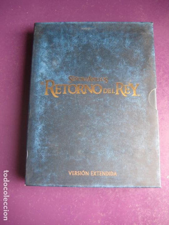 Cine: EL SE&Ntilde;OR DE LOS ANILLOS - EL RETORNO DEL REY - VERSION EXTENDIDA - 4 DVD+ LIBRETO - LEVE USO