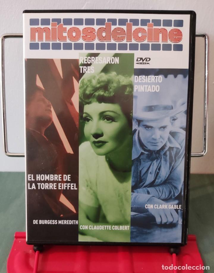 Cine: El hombre de la torre Eiffel, Regresaron tres y Desierto pintado en DVD