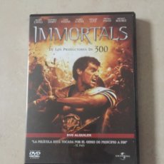 Cine: IMMORTALS - PELÍCULA DVD (ACCION HISTORIA 300 BLU RAY). Lote 326059293