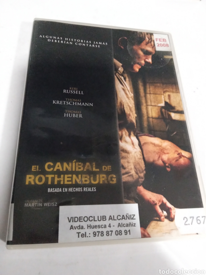 Cine: V128 el can&iacute;bal de Rothenburg -DVD PROCEDENCIA VIDECLUB