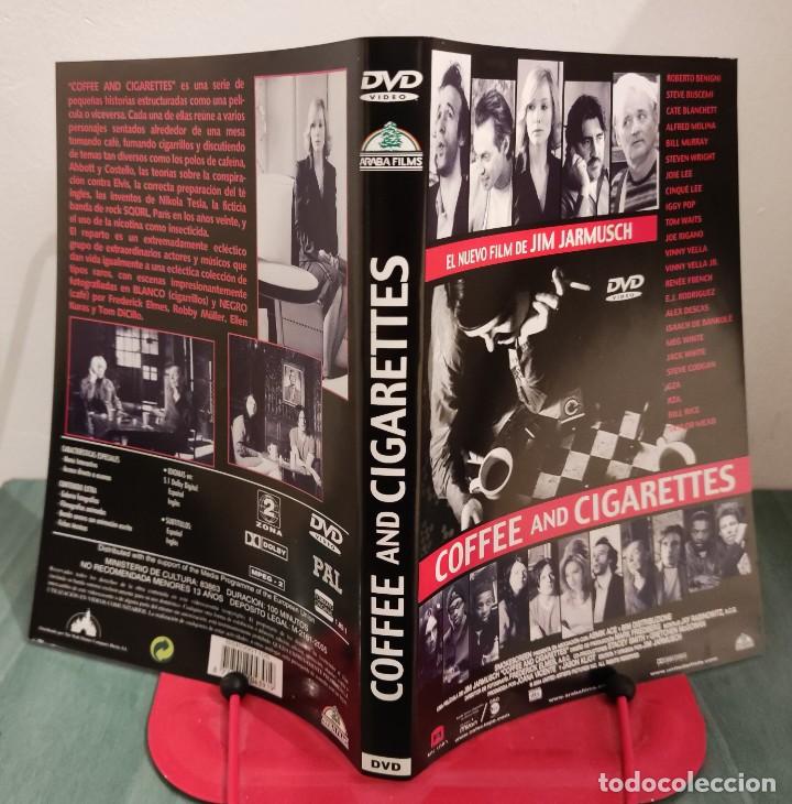 Cin&eacute;ma: Caratula DVD Coffee and cigarettes (Sin disco)