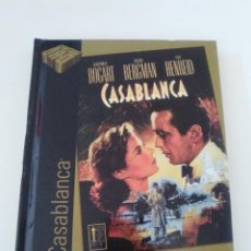 Cine: CASABLANCA (1949 MICHAEL CURTIZ 2004 ) EDICION CON LIBRO DE 60 PAGINAS EXCELENTE ESTADO. Lote 327120813