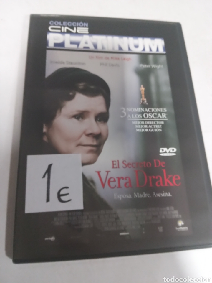 Cine: DVS51 el secreto de Vera Drake -DVD SEGUNDA MANO TAPA FINA