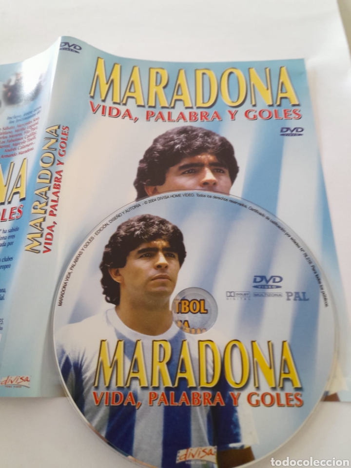 Cine: Dvd Maradona Vida, palabra y goles pelicula
