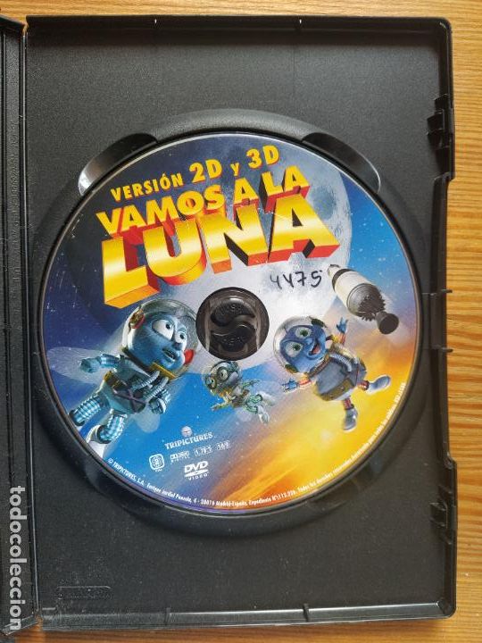 Cine: DVD VAMOS A LA LUNA - VERSION 2D Y 3D (M3) - Foto 2