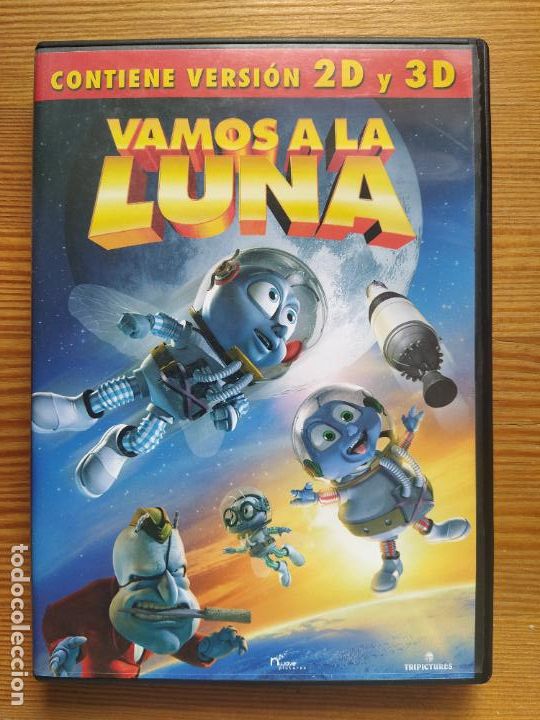 Cine: DVD VAMOS A LA LUNA - VERSION 2D Y 3D (M3) - Foto 1