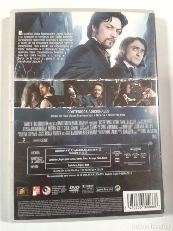 Cine: VICTOR FRANKENSTEIN. DVD** - Foto 2