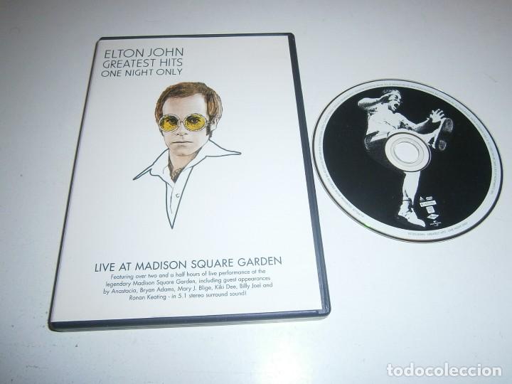 Cine: ELTON JOHN GREATEST HITS ONE NIGHT ONLY DVD