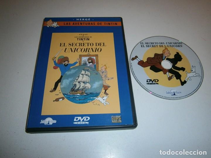 Cine: LAS AVENTURAS DE TINTIN EL SECRETO DEL UNICORNIO DVD