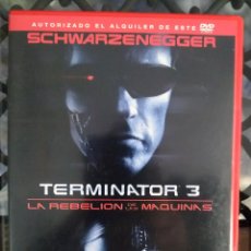 Cinema: DVD --- TERMINATOR 3 --- CON ARNOLD SCHWARZENEGGER --- PEDIDO MINIMO 5€. Lote 329491108