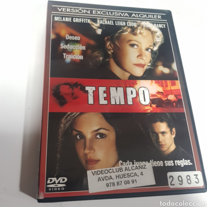 Cine: V92 tempo -DVD PROCEDENCIA VIDEOCLUB
