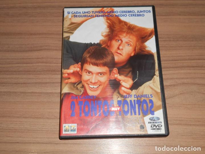 Cine: 2 DOS TONTOS MUY TONTOS DVD Jeff Daniels JIM CARREY Disco COMO NUEVO