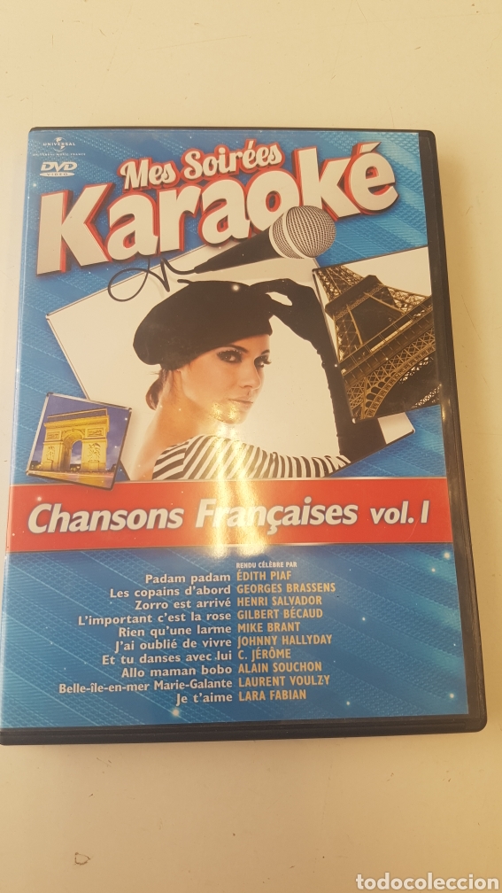 Cinema: DVD CANCIONES FRANCESAS PARA KARAOKE MES SOIR&Eacute;ES KARAOK&Eacute;