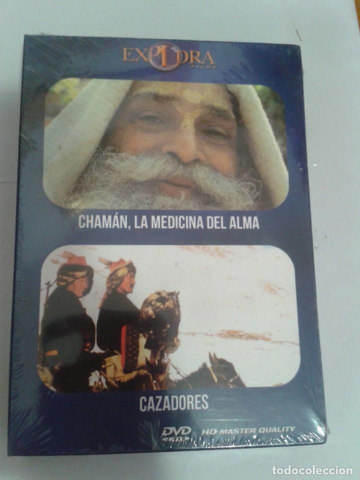 Cin&eacute;ma: PACK EXPLORA - CHAMAN LA MUSICA DEL ALMA - CAZADORES - NUEVO PRECINTADO