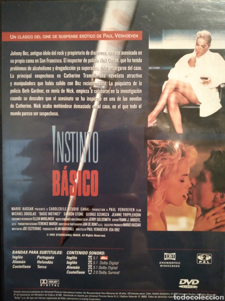 Cine: DVD - INSTINTO B&Aacute;SICO - - Foto 2