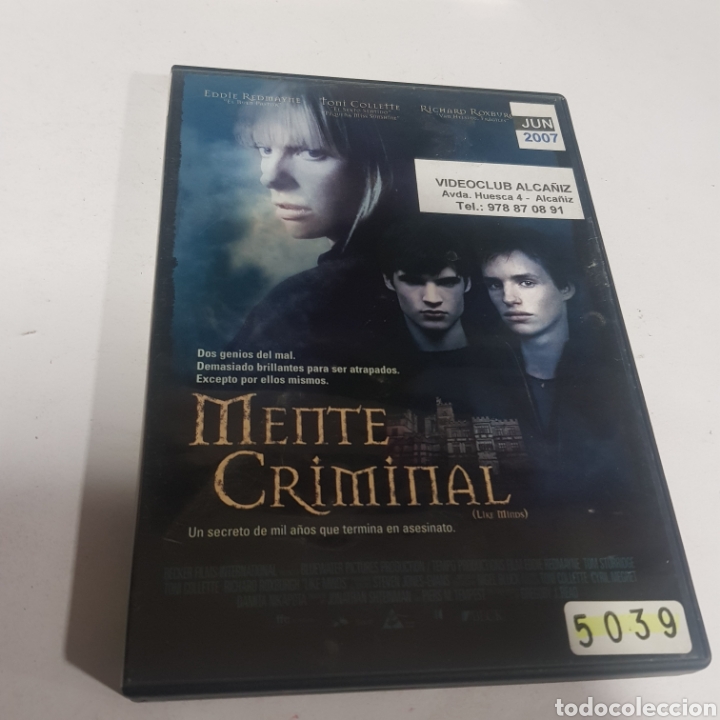 Cinema: V54 mente criminal -DVD PROCEDENCIA VIDEOCLUB MUY USADO