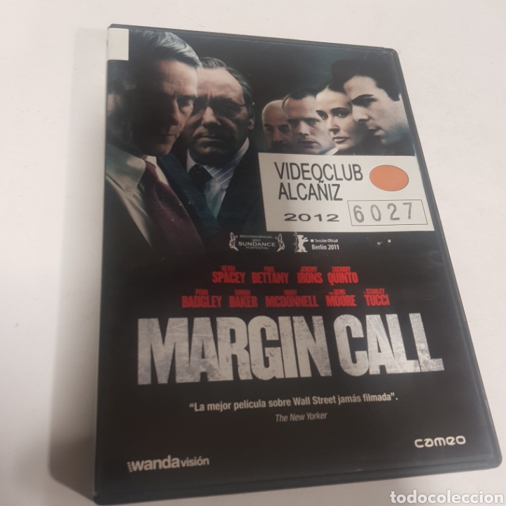Cin&eacute;ma: V144 Margin Call -DVD PROCEDENCIA VIDEOCLUB MUY USADO