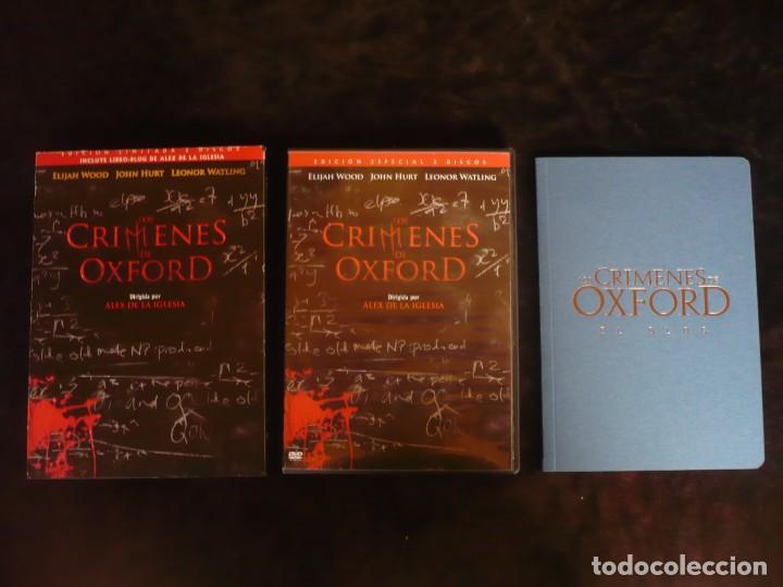 Cine: los crimenes de oxford - edicion limitada 2 discos mas libro blog - dvd como nuevos