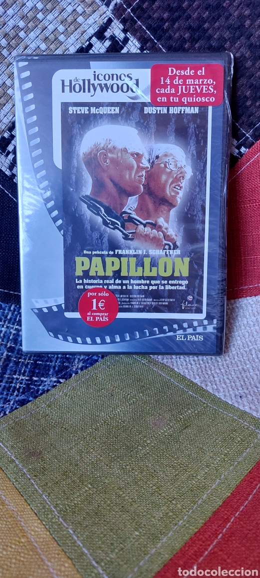 Cine: DVD PAPILLON (Precintado) - Foto 1