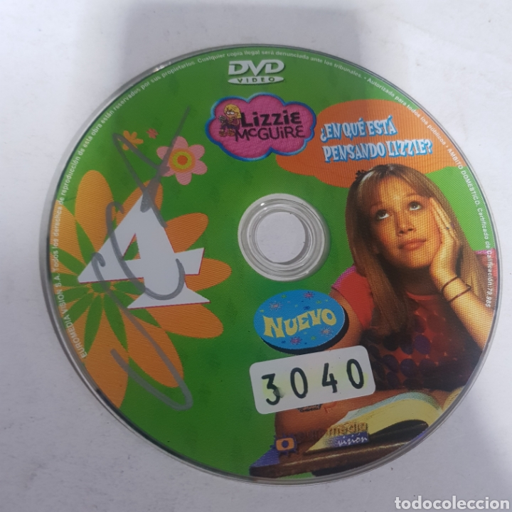 Cin&eacute;ma: SD 308 en qu&eacute; est&aacute; pensando lizzie -SOLO DISCO DVD