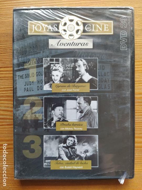 Cinema: DVD JOYAS DEL CINE AVENTURAS 23 - CYRANO DE BERGERAC, PRUEBA HEROICA, TULSA CIUDAD DE LUCHA (2P)