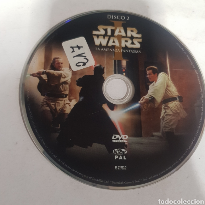 Cine: SD 369 Star Wars 1 amenaza fantasma disco 2 -SOLO DISCO DVD