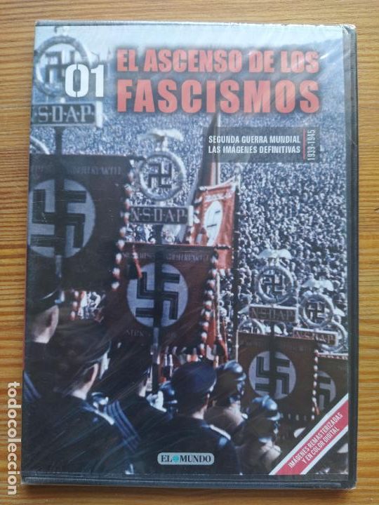 Cinema: DVD SEGUNDA GUERRA MUNDIAL 1939/1945 VOL. 1 - EL ASCENSO DE LOS FASCISMOS - CAJA SLIM - NUEVO (4P)