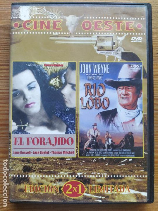 Cin&eacute;ma: DVD EL FORAJIDO / RIO LOBO - CINE OESTE (4P)