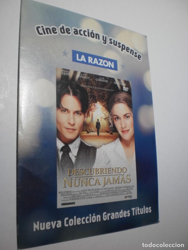 Kino: dvd. descubriendo nunca jam&aacute;s. jhonny depp. kate winseet. 97 min caja cart&oacute;n (buen estado)