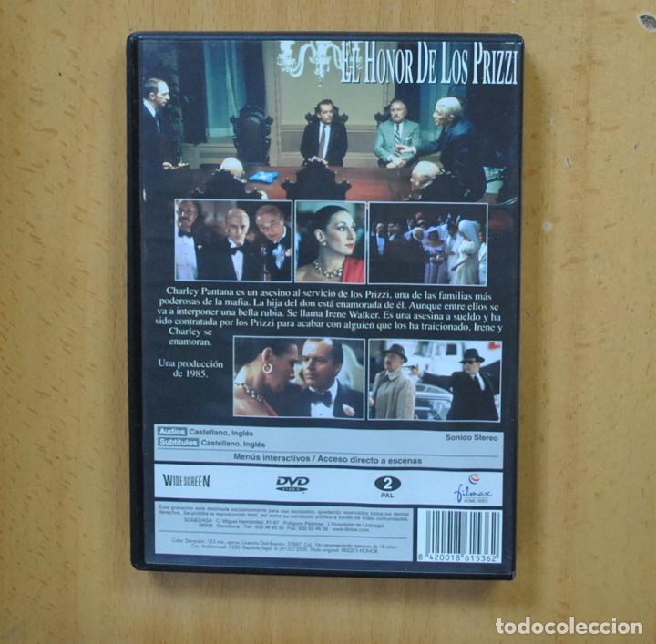 Cine: EL HONOR DE LOS PRIZZI - DVD - Foto 2