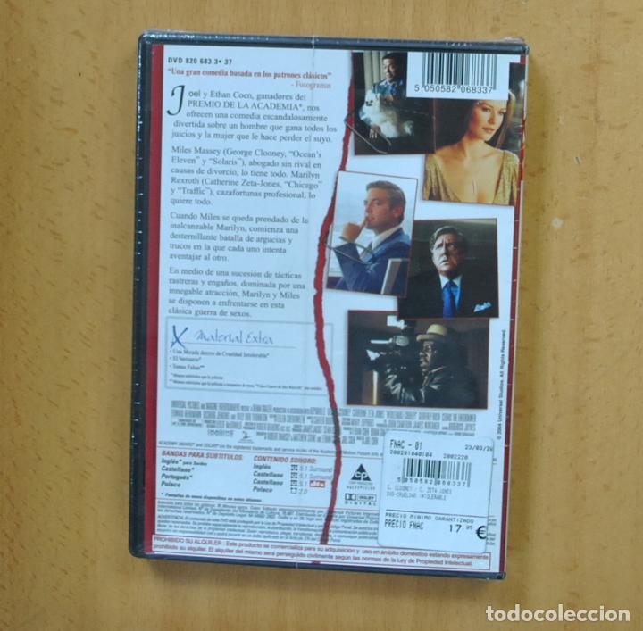 Cine: CRUELDAD INTOLERABLE - DVD - Foto 2